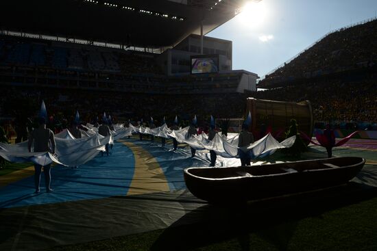 Football: Preparations for World Cup 2014 opening match