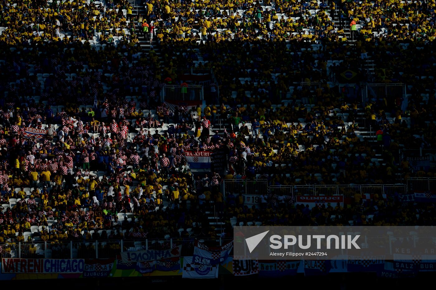 Football: Preparations for World Cup 2014 opening match
