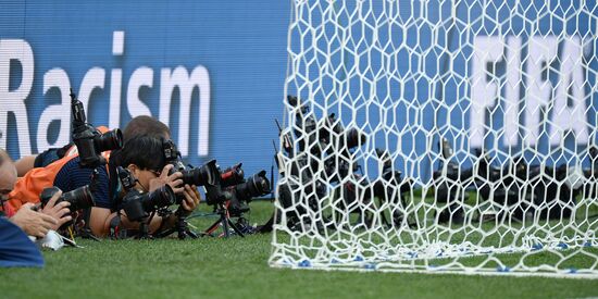 Football: Preparations for World Cup 2014 opening match