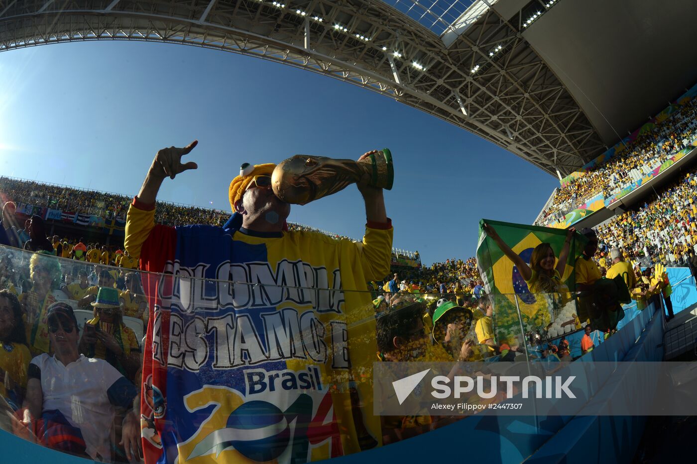 Football: Preparations for World Cup 2014 opening match