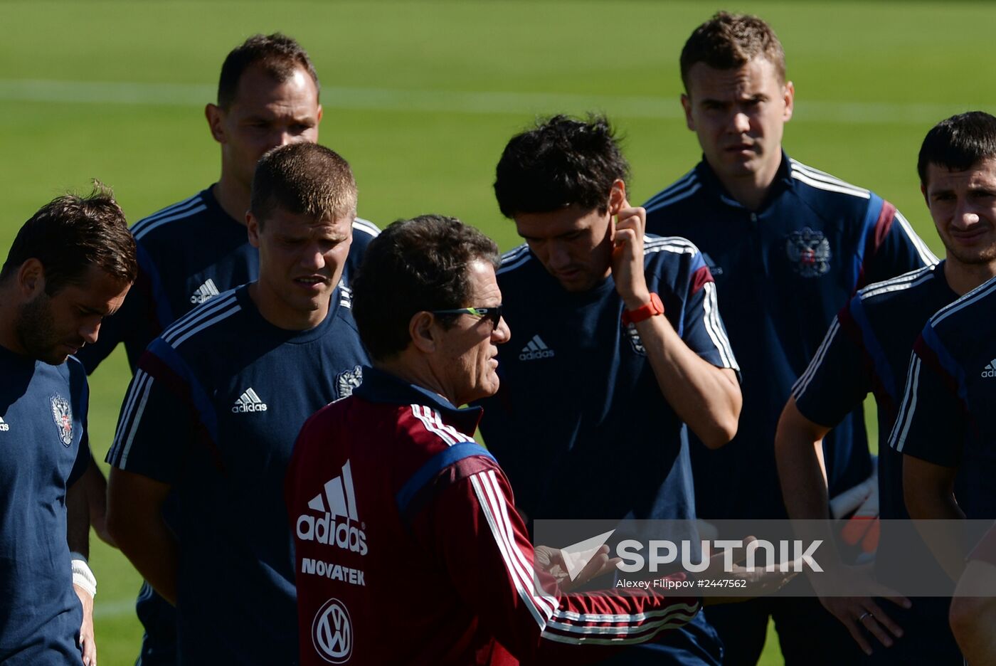 2014 FIFA World Cup. Russian national football team's training session