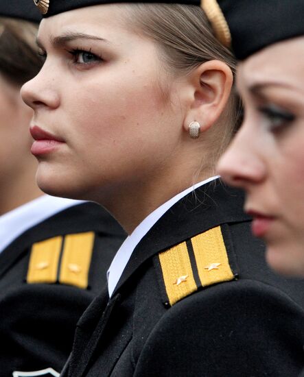Graduation at Naval Academy in Vladivostok