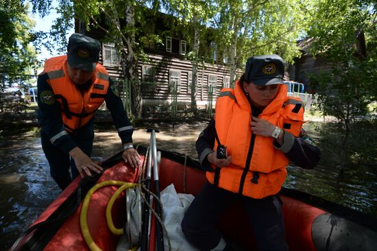 Flood in Barnaul
