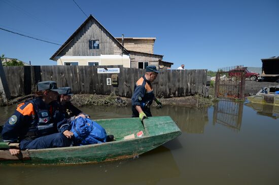 Flood in Barnaul