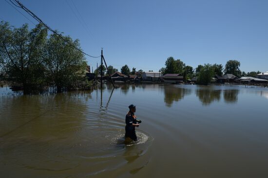 Flood in Barnaul