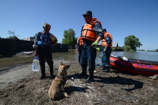 Flood in Barnaul