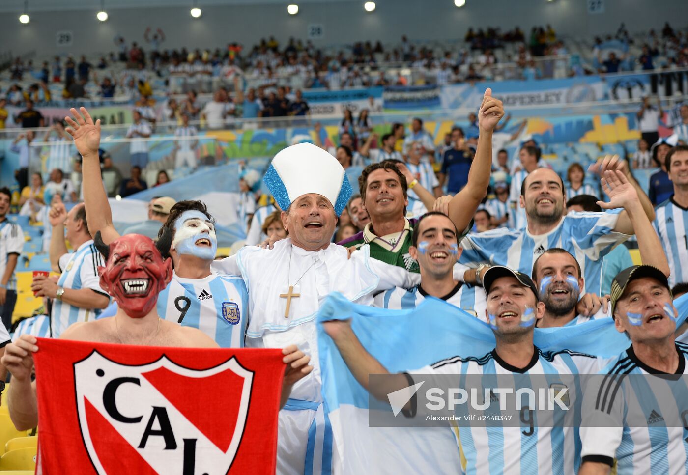 2014 FIFA World Cup. Argentina vs. Bosnia and Herzegovina