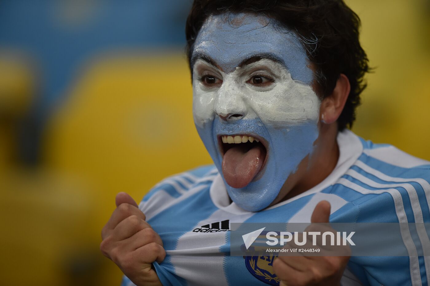 2014 FIFA World Cup. Argentina vs. Bosnia and Herzegovina