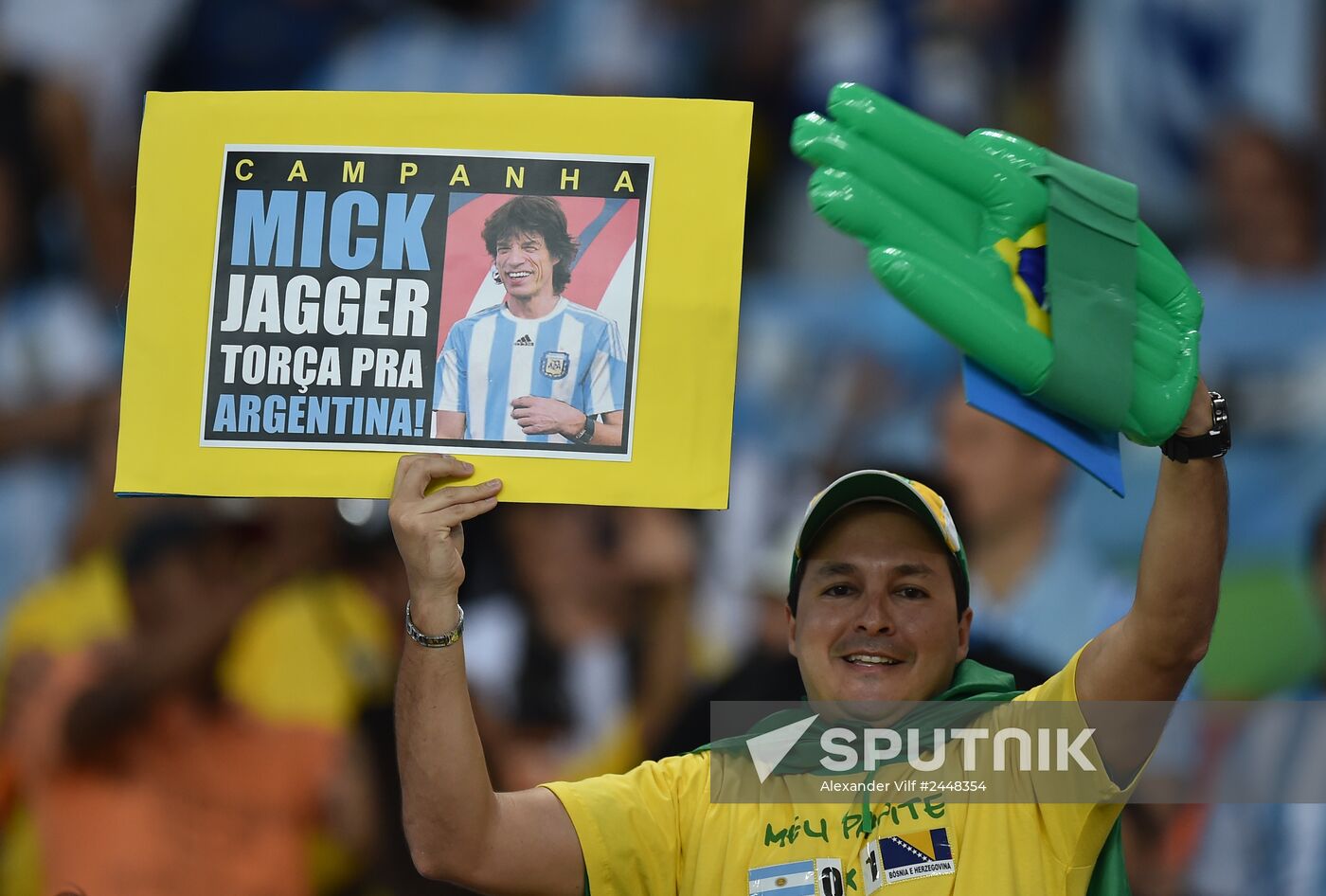 2014 FIFA World Cup. Argentina vs. Bosnia and Herzegovina