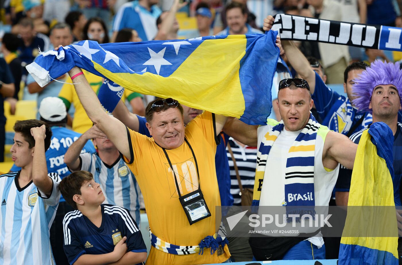 2014 FIFA World Cup. Argentina vs. Bosnia and Herzegovina