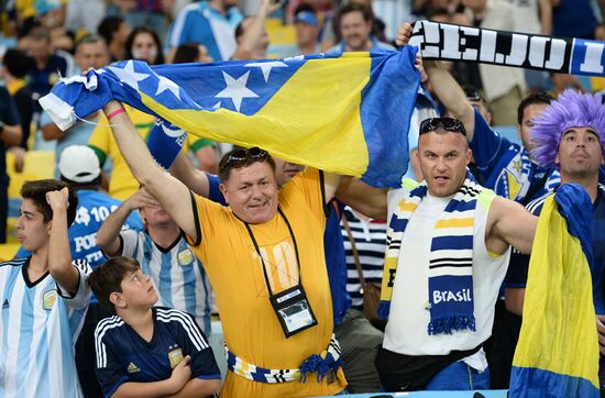 2014 FIFA World Cup. Argentina vs. Bosnia and Herzegovina