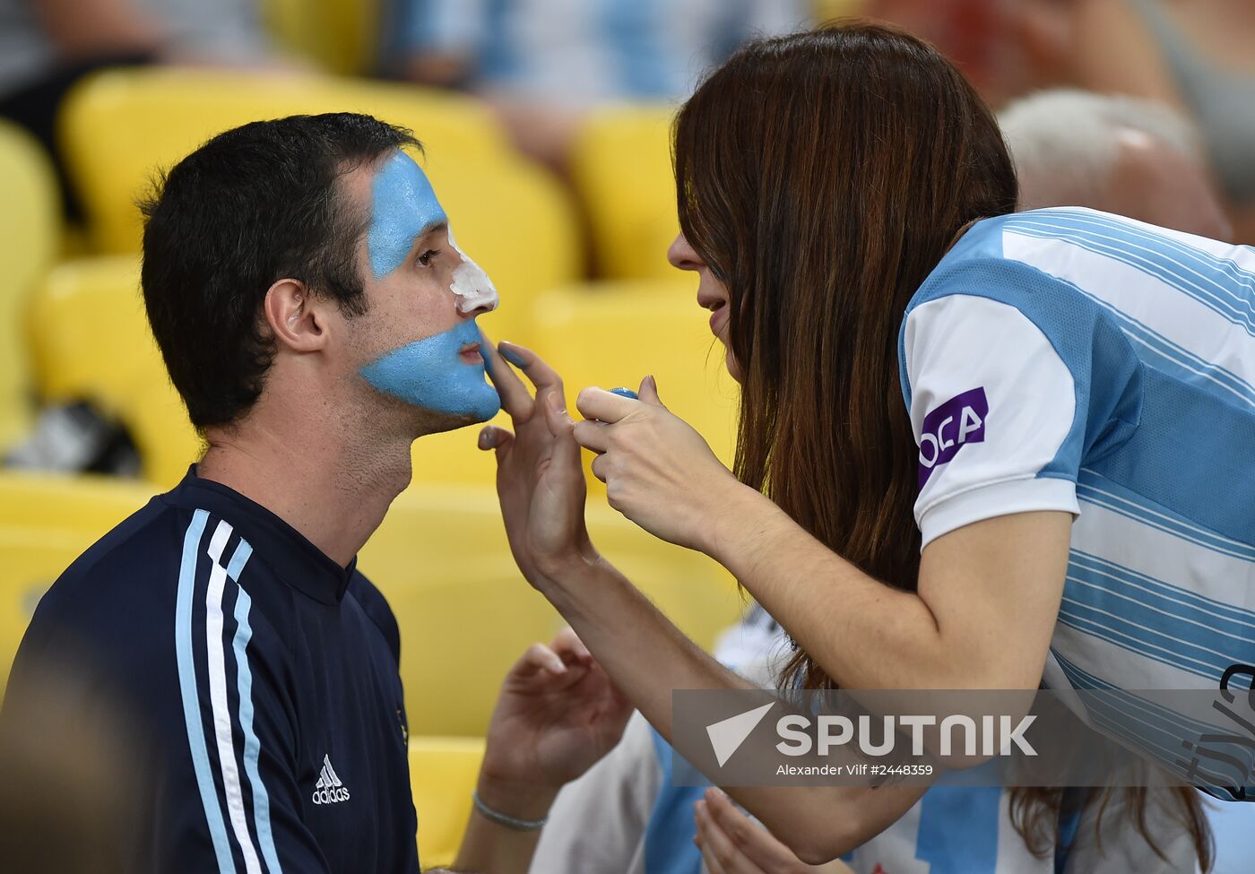 2014 FIFA World Cup. Argentina vs. Bosnia and Herzegovina