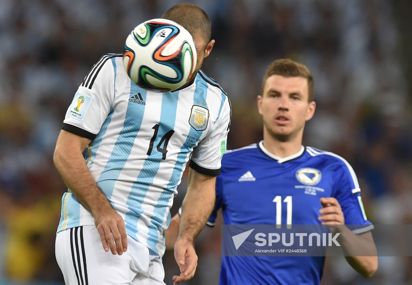 2014 FIFA World Cup. Argentina vs. Bosnia and Herzegovina