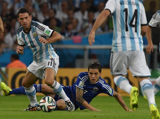 2014 FIFA World Cup. Argentina vs. Bosnia and Herzegovina