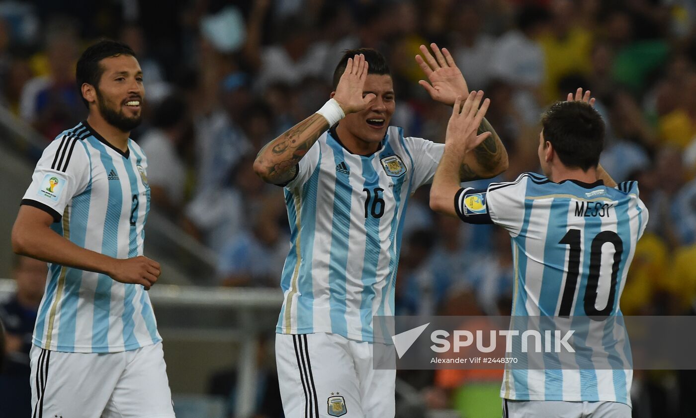 2014 FIFA World Cup. Argentina vs. Bosnia and Herzegovina