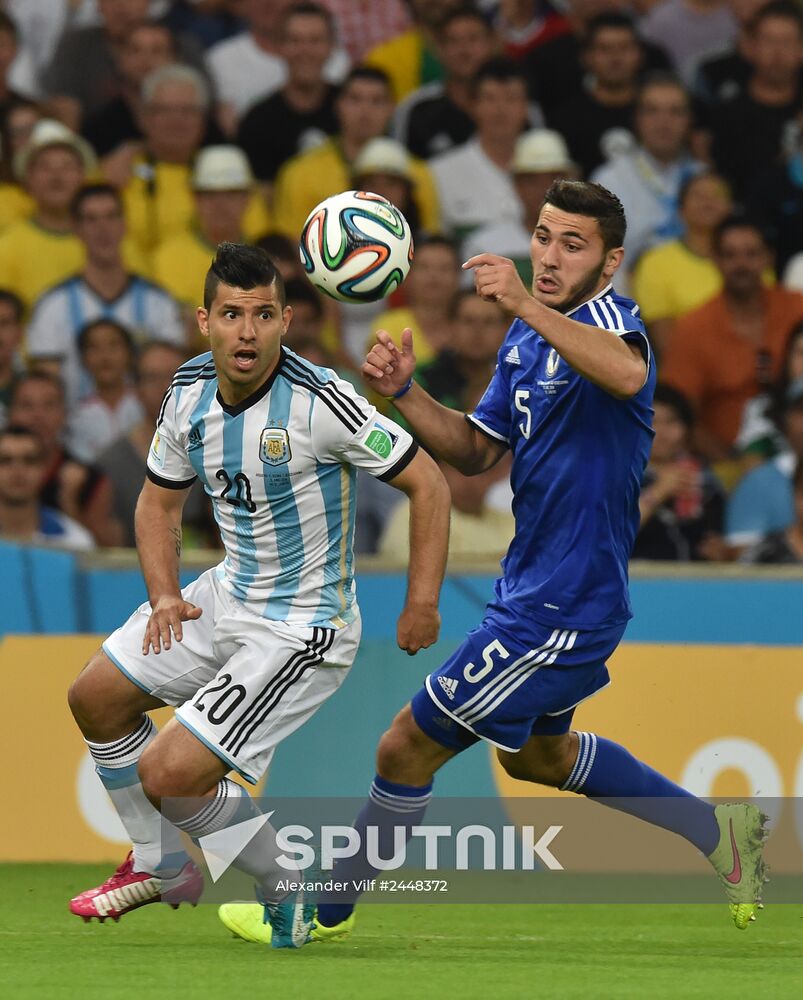 2014 FIFA World Cup. Argentina vs. Bosnia and Herzegovina