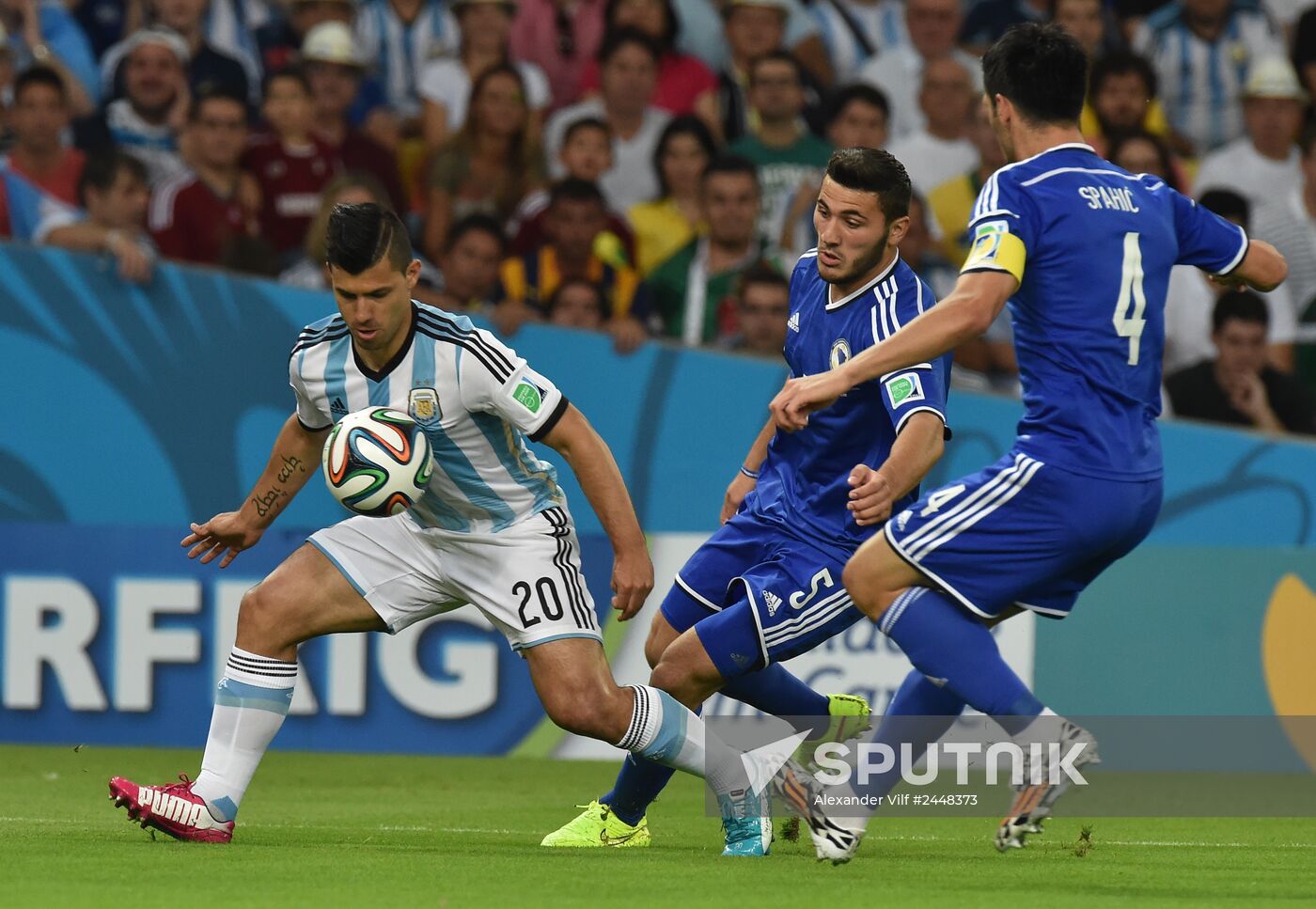 2014 FIFA World Cup. Argentina vs. Bosnia and Herzegovina