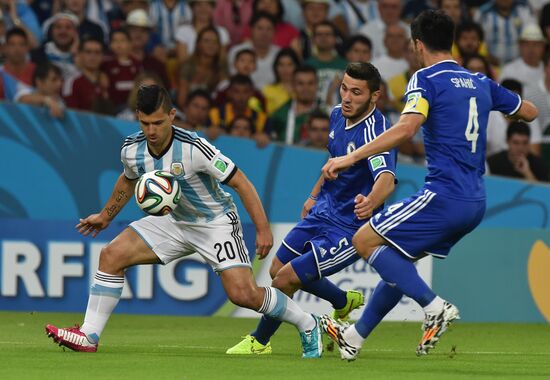2014 FIFA World Cup. Argentina vs. Bosnia and Herzegovina