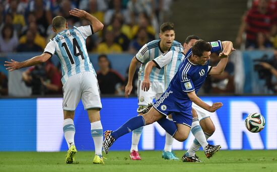 2014 FIFA World Cup. Argentina vs. Bosnia and Herzegovina