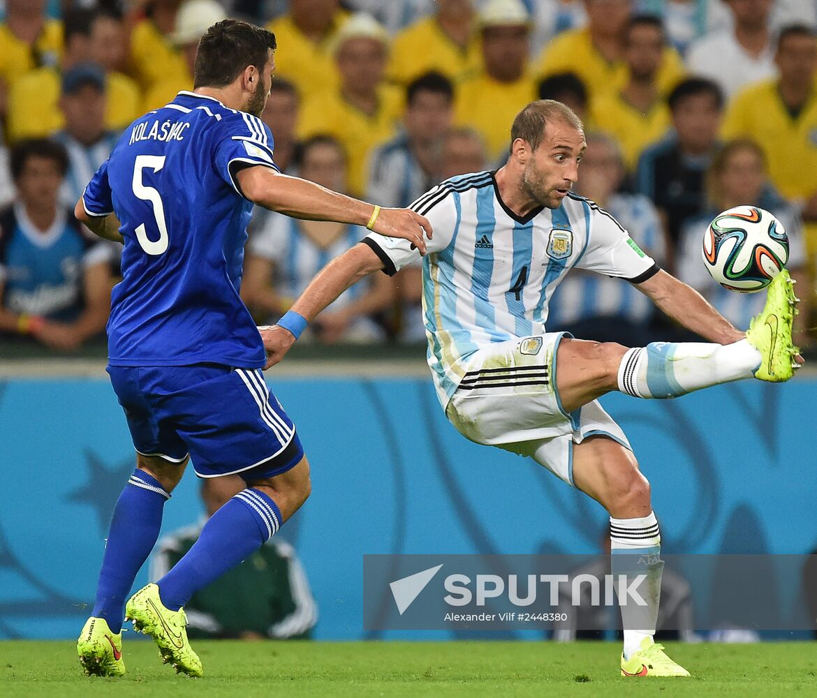 2014 FIFA World Cup. Argentina vs. Bosnia and Herzegovina