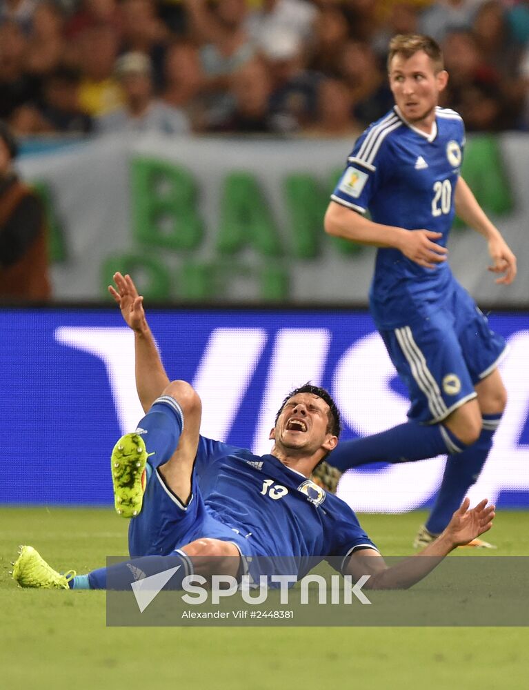 2014 FIFA World Cup. Argentina vs. Bosnia and Herzegovina