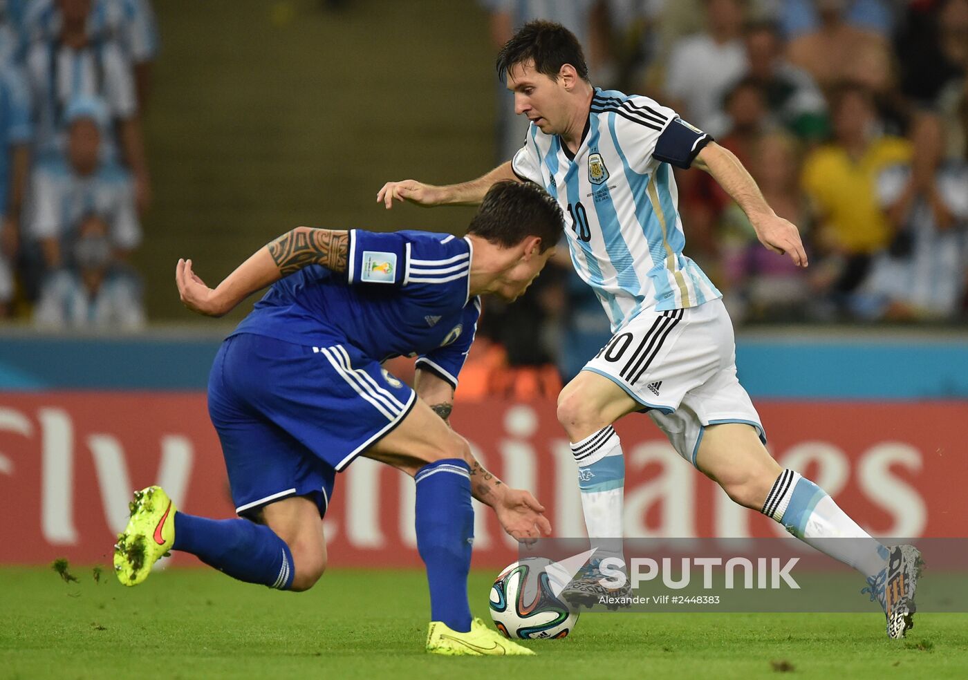 2014 FIFA World Cup. Argentina vs. Bosnia and Herzegovina