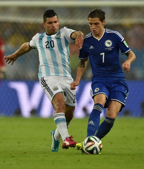 2014 FIFA World Cup. Argentina vs. Bosnia and Herzegovina