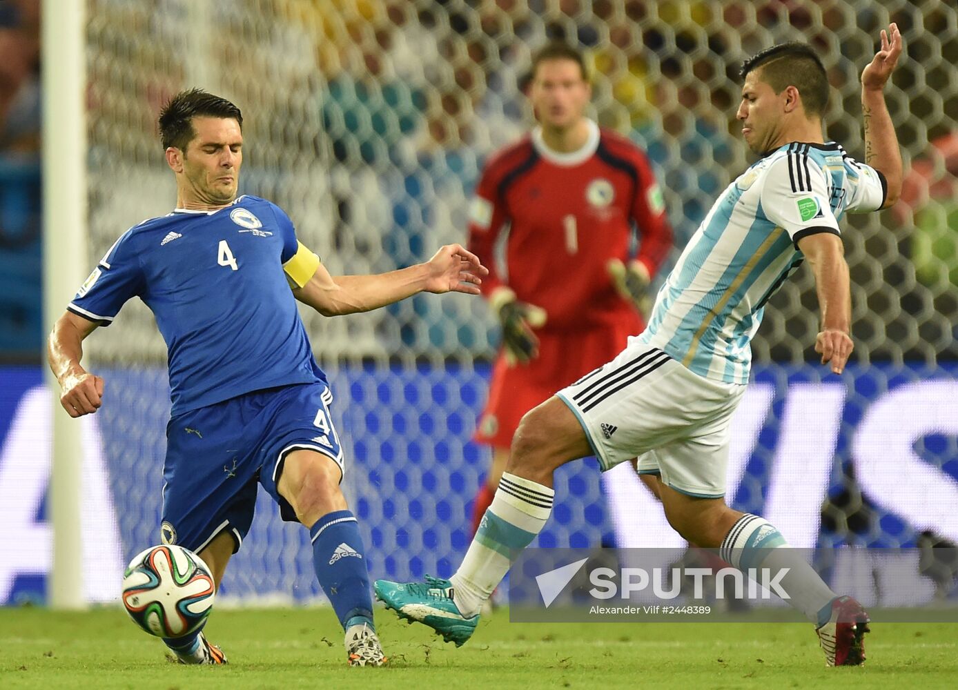2014 FIFA World Cup. Argentina vs. Bosnia and Herzegovina