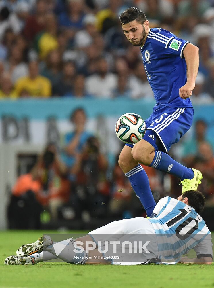 2014 FIFA World Cup. Argentina vs. Bosnia and Herzegovina