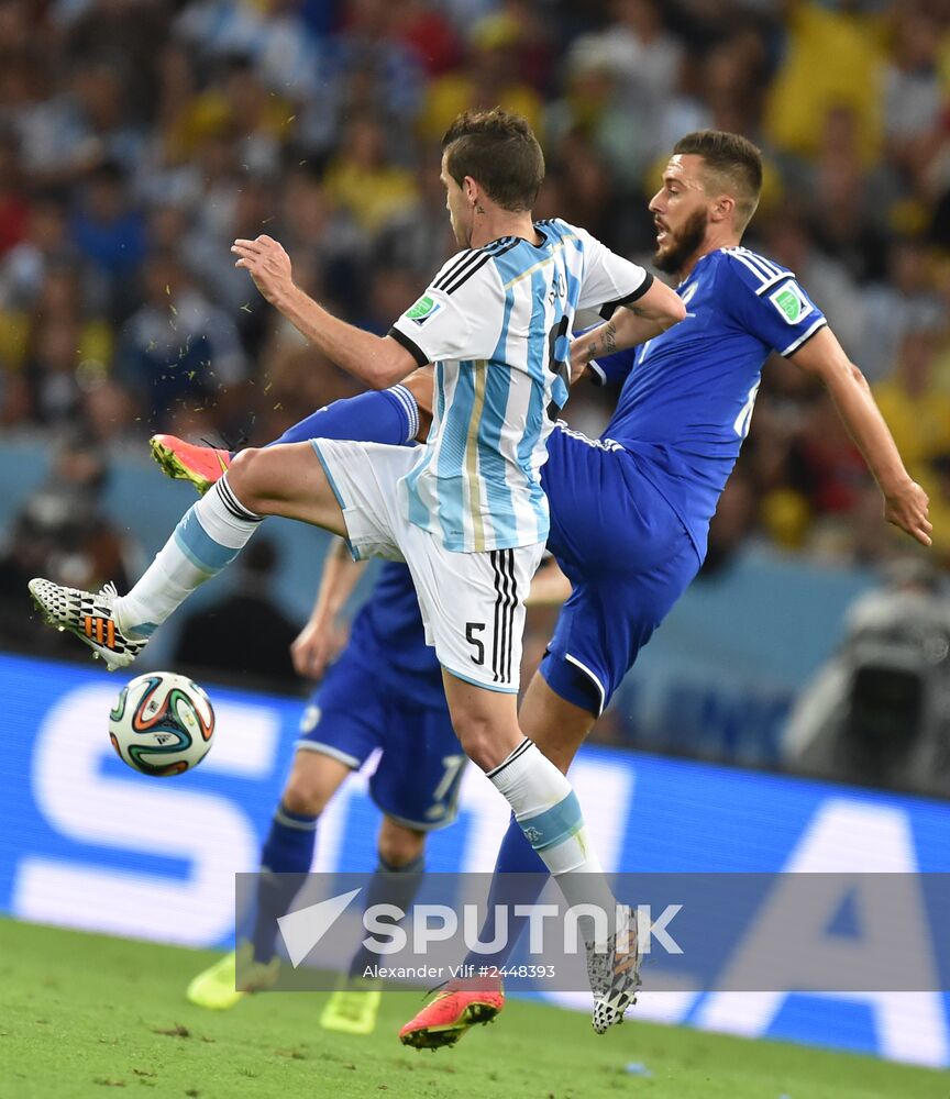 2014 FIFA World Cup. Argentina vs. Bosnia and Herzegovina