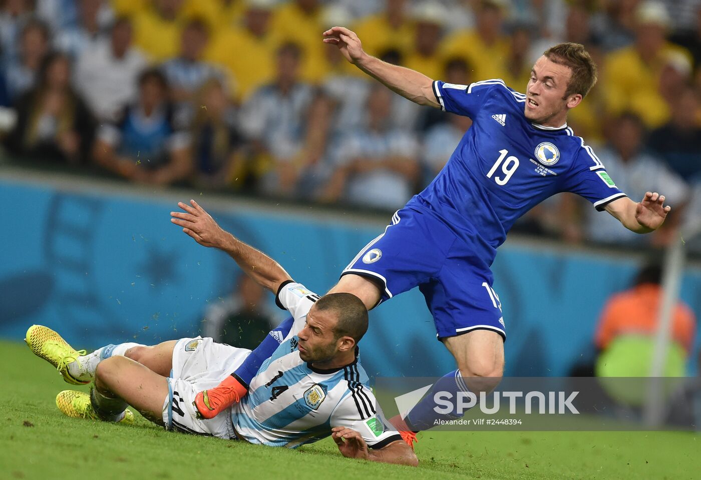 2014 FIFA World Cup. Argentina vs. Bosnia and Herzegovina