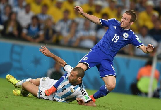 2014 FIFA World Cup. Argentina vs. Bosnia and Herzegovina