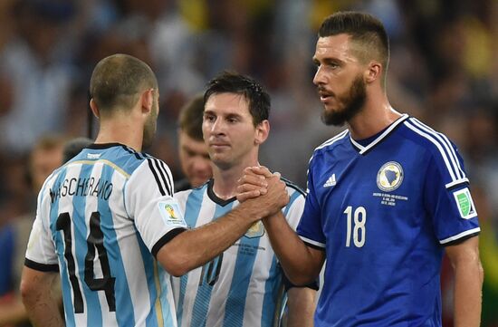 2014 FIFA World Cup. Argentina vs. Bosnia and Herzegovina