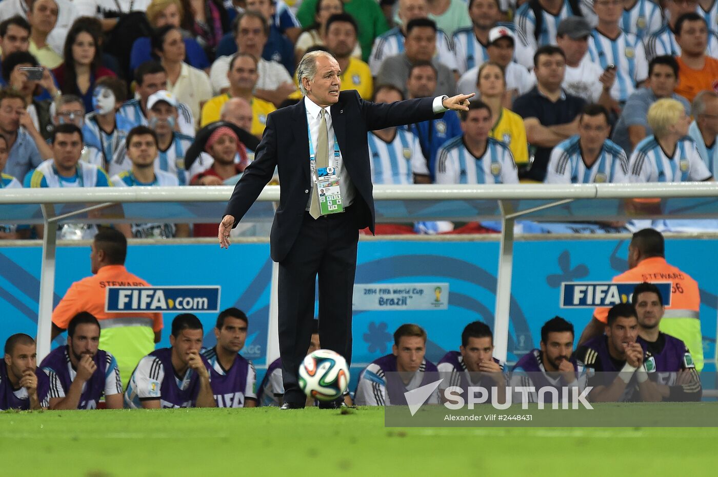 2014 FIFA World Cup. Argentina vs. Bosnia and Herzegovina