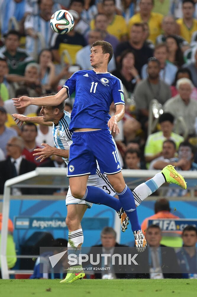 2014 FIFA World Cup. Argentina vs. Bosnia and Herzegovina