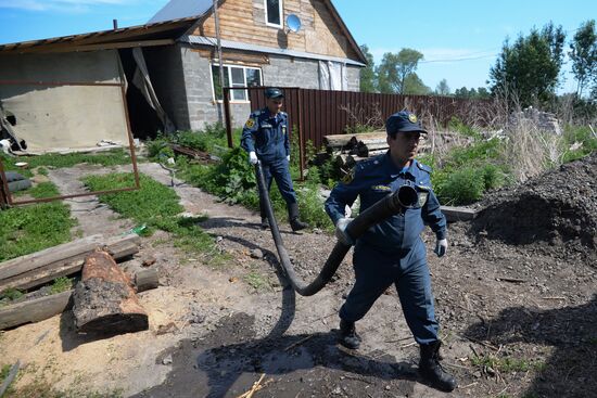Flood relief in Altai Territory