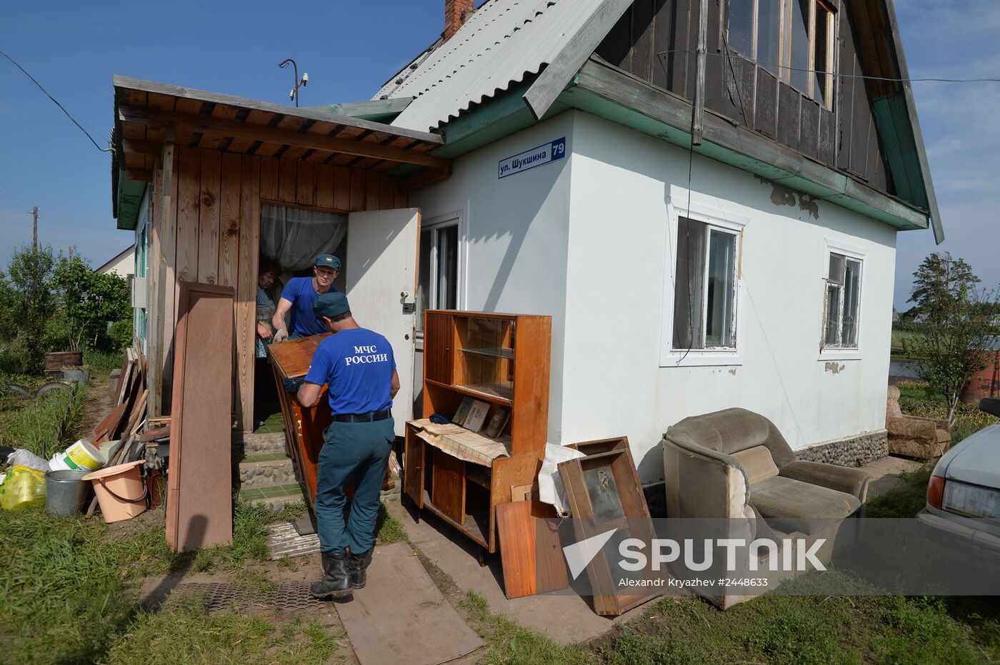 Flood relief in Altai Territory