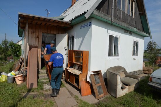 Flood relief in Altai Territory