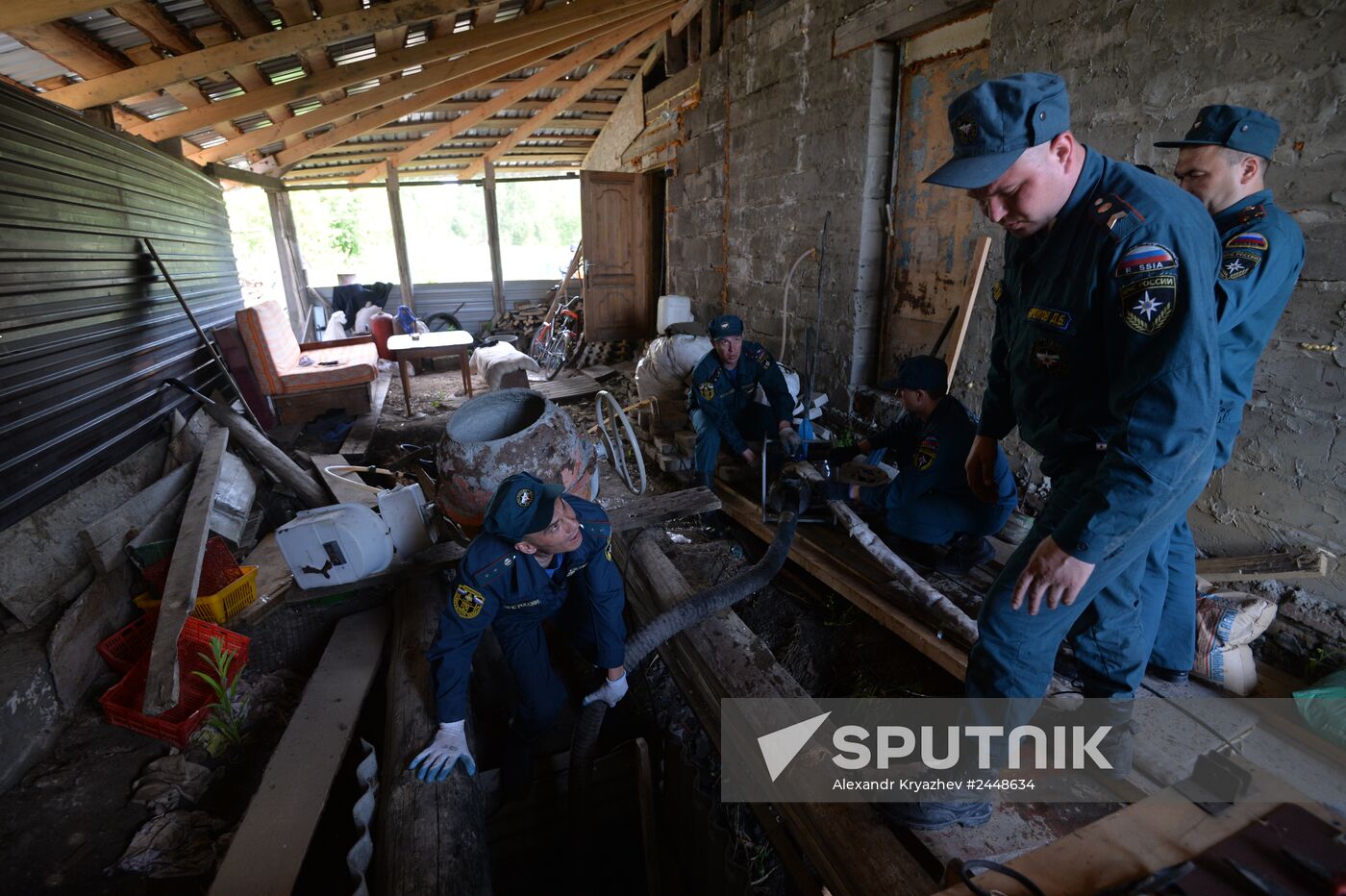 Flood relief in Altai Territory