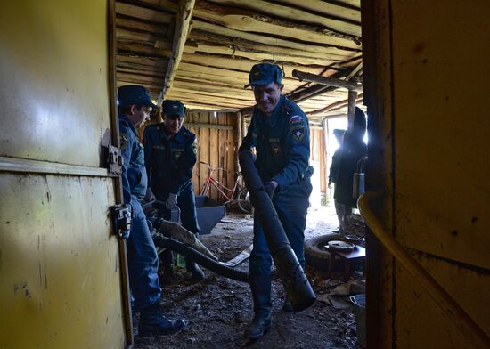 Flood relief in Altai Territory