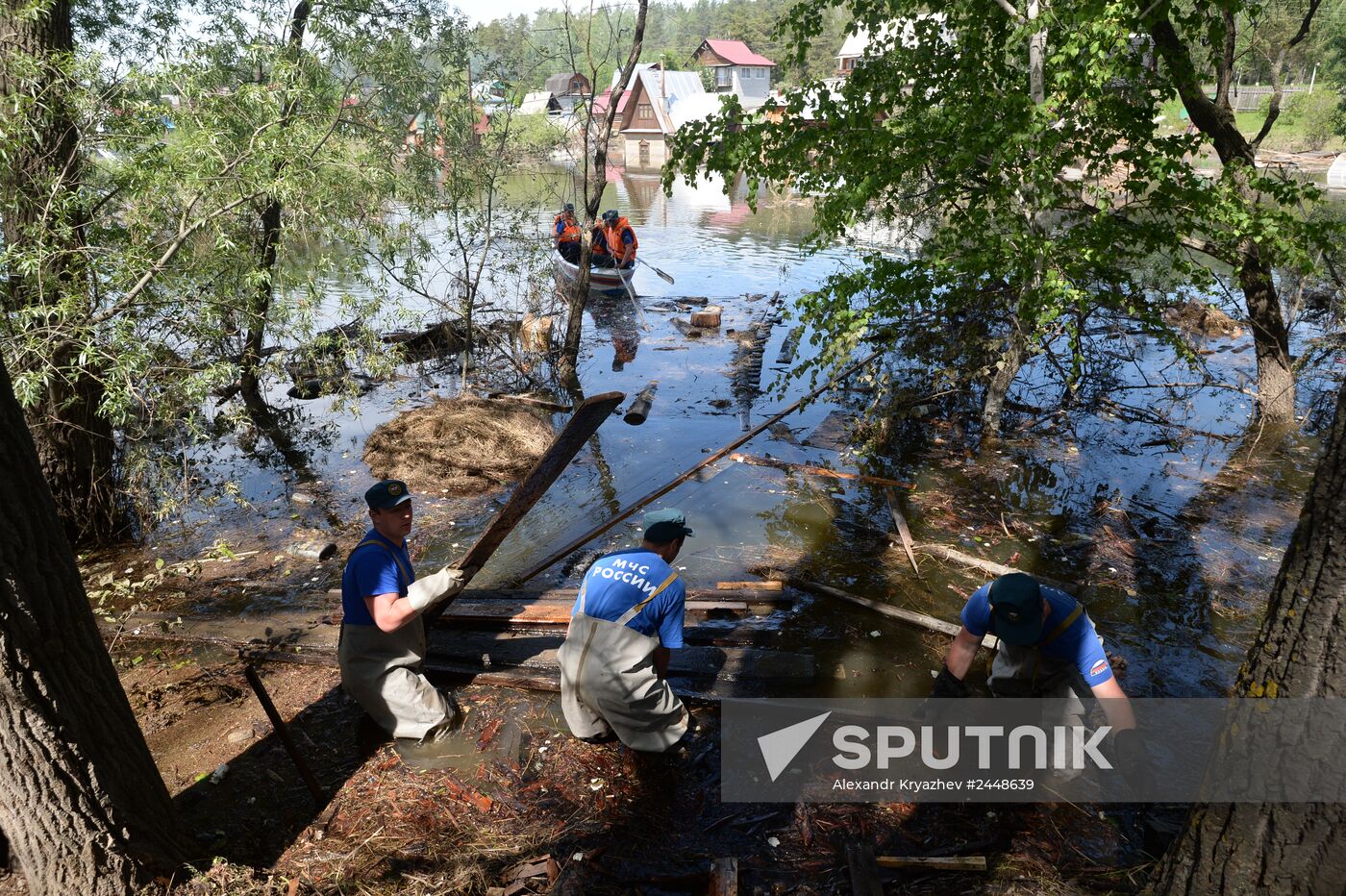 Flood relief in Altai Territory