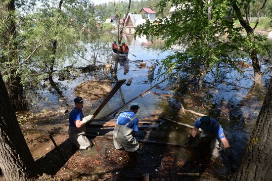 Flood relief in Altai Territory