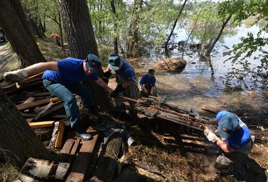 Flood relief in Altai Territory