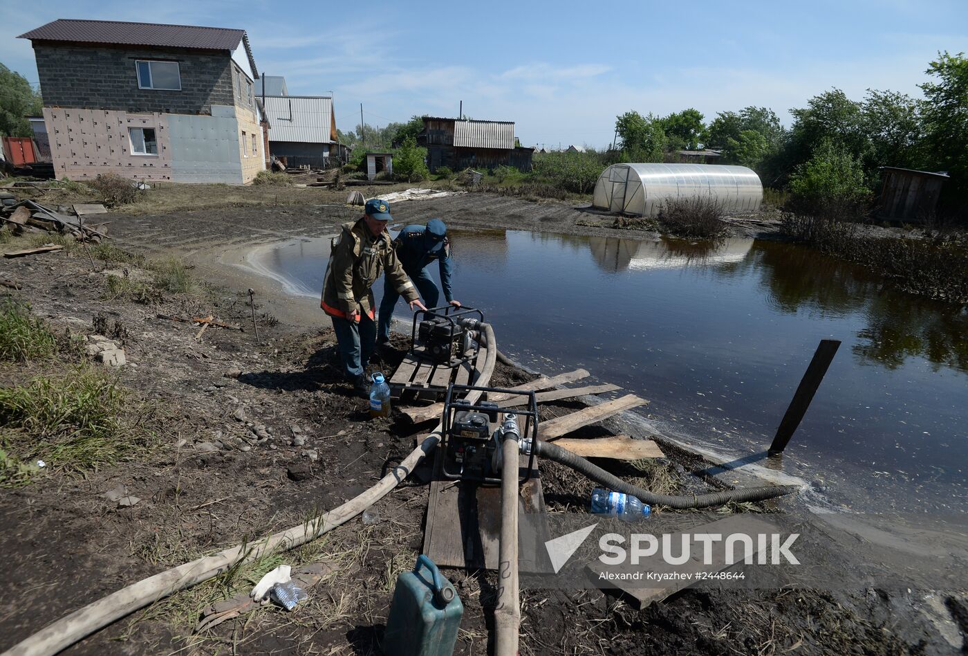 Flood relief in Altai Territory