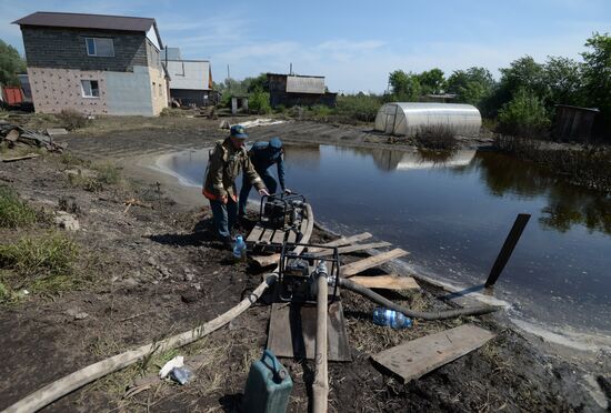 Flood relief in Altai Territory