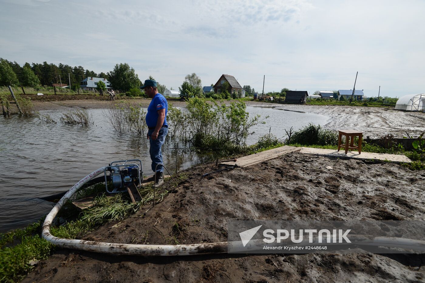 Flood relief in Altai Territory