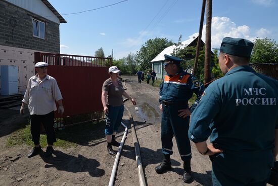 Flood relief in Altai Territory