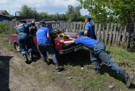 Flood relief in Altai Territory
