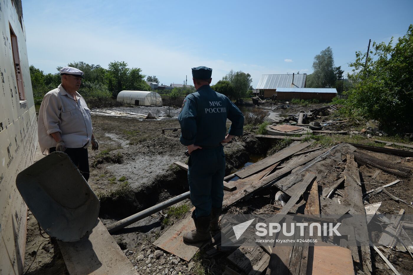 Flood relief in Altai Territory
