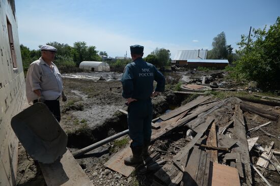 Flood relief in Altai Territory